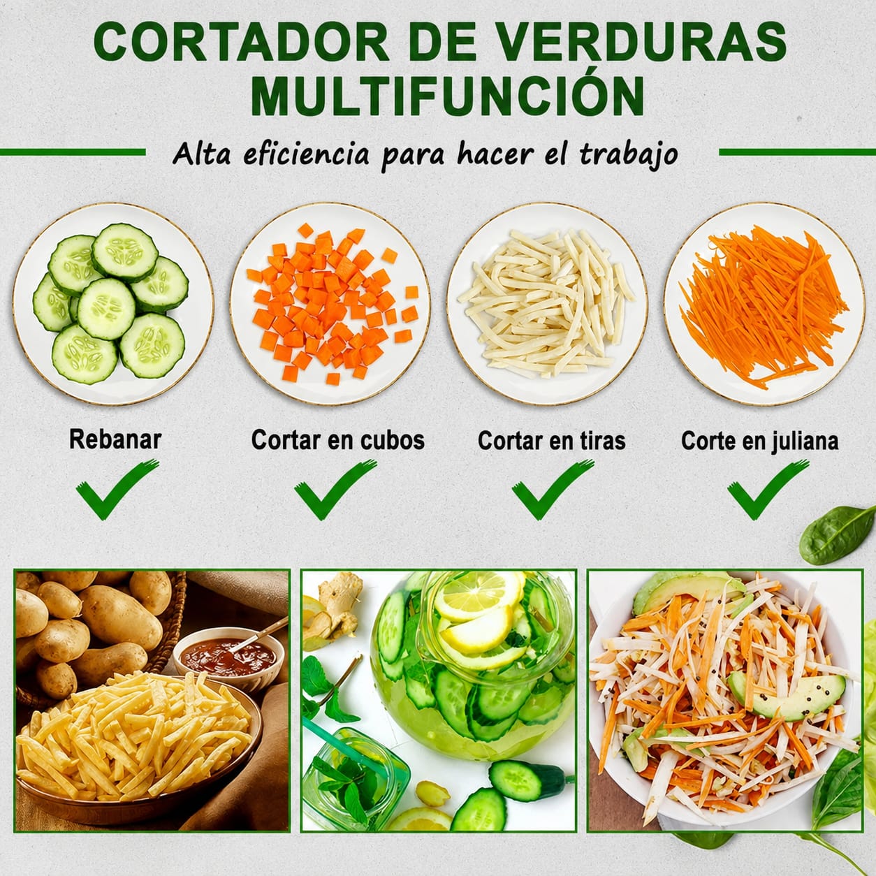 Cortador De Verduras Multifuncional